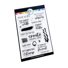 Load image into Gallery viewer, Stamps: Catherine Pooler Designs-Into Ink Sentiments Stamp Set
