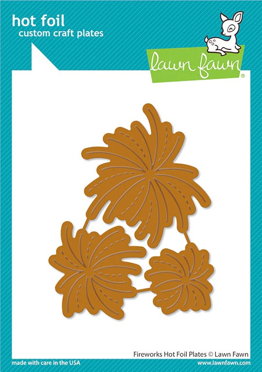 Hot Foil: lawn fawn-fireworks hot foil plates