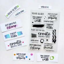 Load image into Gallery viewer, Stamps: Catherine Pooler Designs-Into Ink Sentiments Stamp Set
