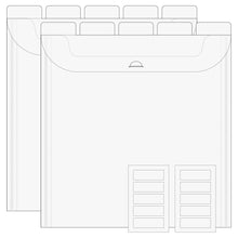 Load image into Gallery viewer, Storage Solutions: TOO-Flip Flap Tabbed Divider Pockets
