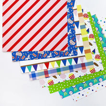 Load image into Gallery viewer, 6x6 paper: Catherine Pooler Designs-Blue Ribbon Patterned Paper
