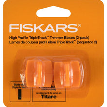 Load image into Gallery viewer, Crafting Tools: Fiskars TripleTrack High-Profile Titanium Blades 2/Pkg
