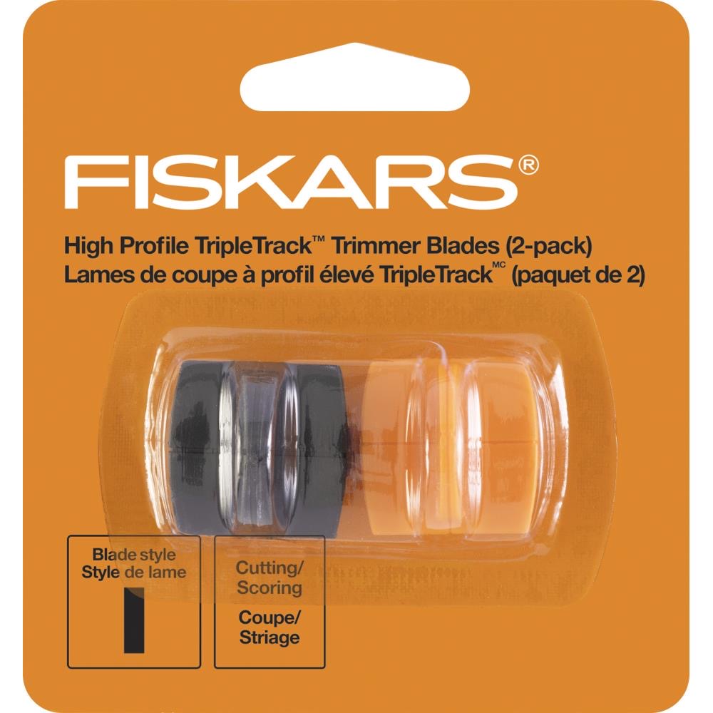Crafting Tools: Fiskars TripleTrack High-Profile Replacement Blades 2/Pkg
