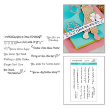 Load image into Gallery viewer, Stamps: Spellbinders-SUGARED EXPRESSIONS CLEAR STAMP SET BY TINA SMITH
