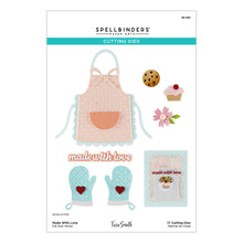 Load image into Gallery viewer, Dies: Spellbinders-MADE WITH LOVE ETCHED DIES BY TINA SMITH

