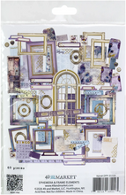 Load image into Gallery viewer, Embellishments: 49 and Market-Plume &amp; Petal Ephemera and Frames
