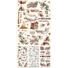 Load image into Gallery viewer, Embellishments: 49 And Market Essential Rub-On Transfer Set 6"X12"-Timber &amp; Tweed

