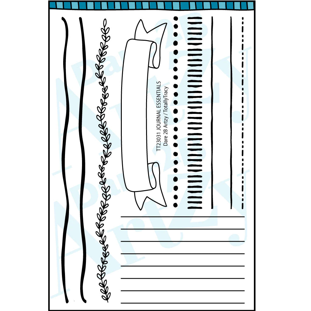 Stamps: Dare 2B Artzy Totally Tracy-Journaling Essentials
