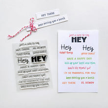 Load image into Gallery viewer, Stamps: Catherine Pooler Designs-Happy Hey Sentiments Stamp Set

