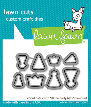 Dies: Lawn Fawn-All The Party Hats