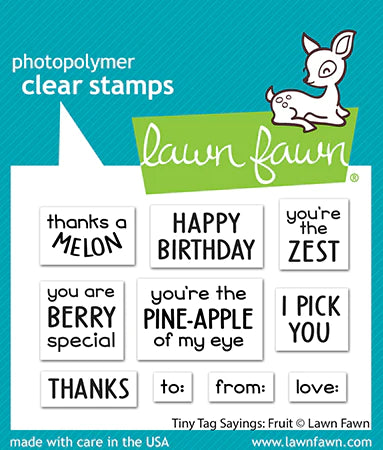 Stamps: Lawn Fawn-Tiny Tag Sayings: Fruit