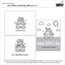 Load image into Gallery viewer, Stamps: Lawn Fawn-Car Critters Road Trip Add-On
