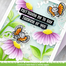 Load image into Gallery viewer, Stamps:  Lawn Fawn - henry's build-a-sentiment: butterfly
