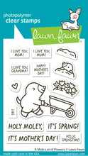 Load image into Gallery viewer, Stamp:  Lawn Fawn - a mole lot of flowers
