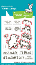 Load image into Gallery viewer, Dies:  Lawn Fawn - a mole lot of flowers lawn cuts
