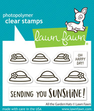 Load image into Gallery viewer, Stamps:  Lawn Fawn - all the garden hats
