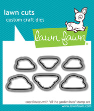 Load image into Gallery viewer, Dies:  Lawn Fawn - all the garden hats lawn cuts
