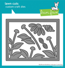 Load image into Gallery viewer, Dies:  Lawn Fawn - big blossom backdrop: landscape

