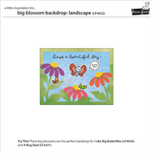 Load image into Gallery viewer, Dies:  Lawn Fawn - big blossom backdrop: landscape
