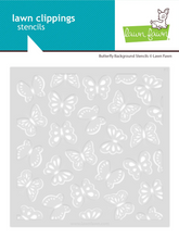 Load image into Gallery viewer, Stencils:  Lawn Fawn - butterfly background stencils
