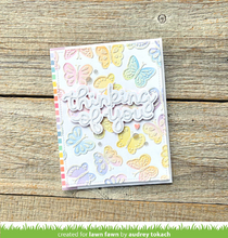 Load image into Gallery viewer, Stencils:  Lawn Fawn - butterfly background stencils
