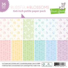 Load image into Gallery viewer, 6x6 Paper: Lawn Fawn-blissful blossoms petite paper pack

