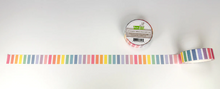 Load image into Gallery viewer, Embellishments: Lawn Fawn-vertical pastel rainbow stripes washi tape
