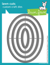 Load image into Gallery viewer, Dies: Lawn Fawn-Small Stitched Oval Stackables
