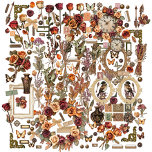Load image into Gallery viewer, Embellishments: 49 and Market-Nostalgic Memories Laser Cut Florals
