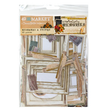 Load image into Gallery viewer, Embellishments: 49 And Market Nostalgic Memories Ephemera and Frames
