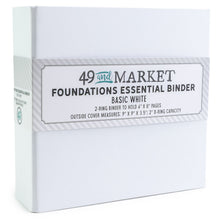 Load image into Gallery viewer, Scrapbooking: 49 And Market-Foundations Binder-White
