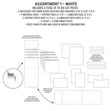 Load image into Gallery viewer, Scrapbooking: 49 And Market Create-An-Album Foundation Inserts-White
