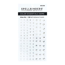Load image into Gallery viewer, Embellishments: Spellbinders-Color Essentials Gems-Silver Mix
