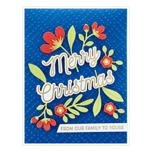 Load image into Gallery viewer, Stamp &amp; Die Combo: Spellbinders-Many Merry Christmas Sentiments Clear Stamp &amp; Die Set
