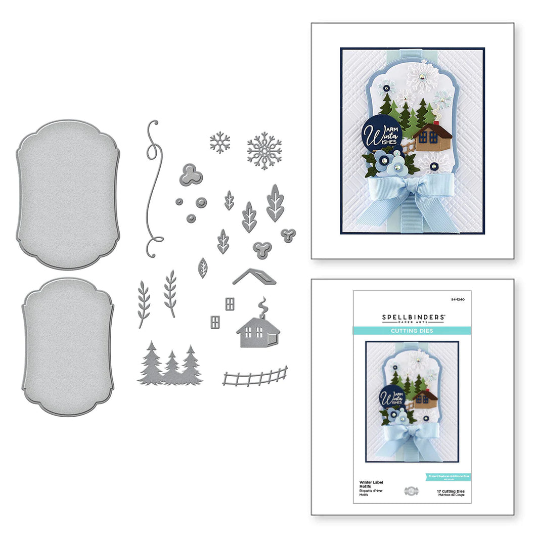 Dies: Spellbinders-Winter Motifs Etched Dies