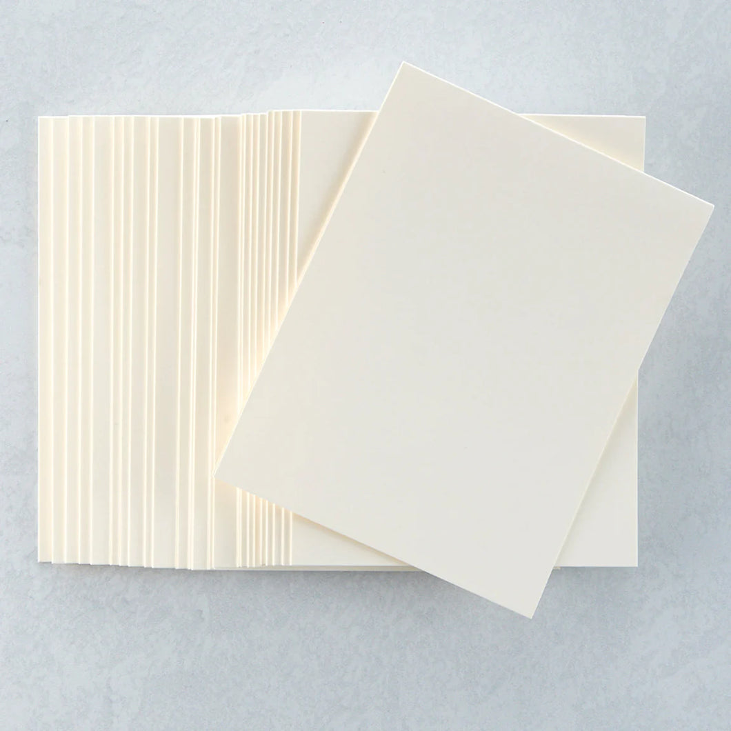 Card Bases: A2 CREAM CARD BASES - TOP FOLD - 25 PACK