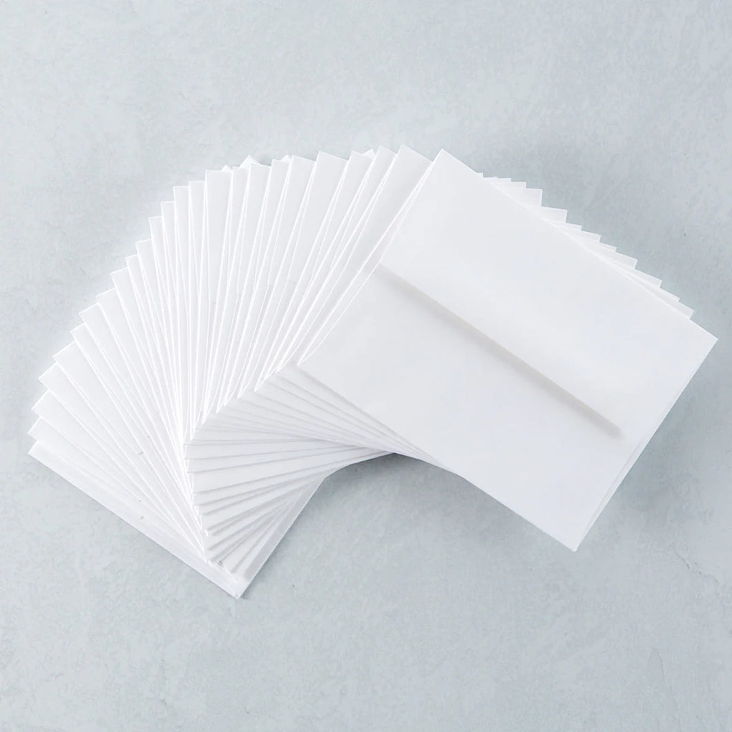 Envelopes: Spellbinders-A2 WHITE ENVELOPES - 25 PACK