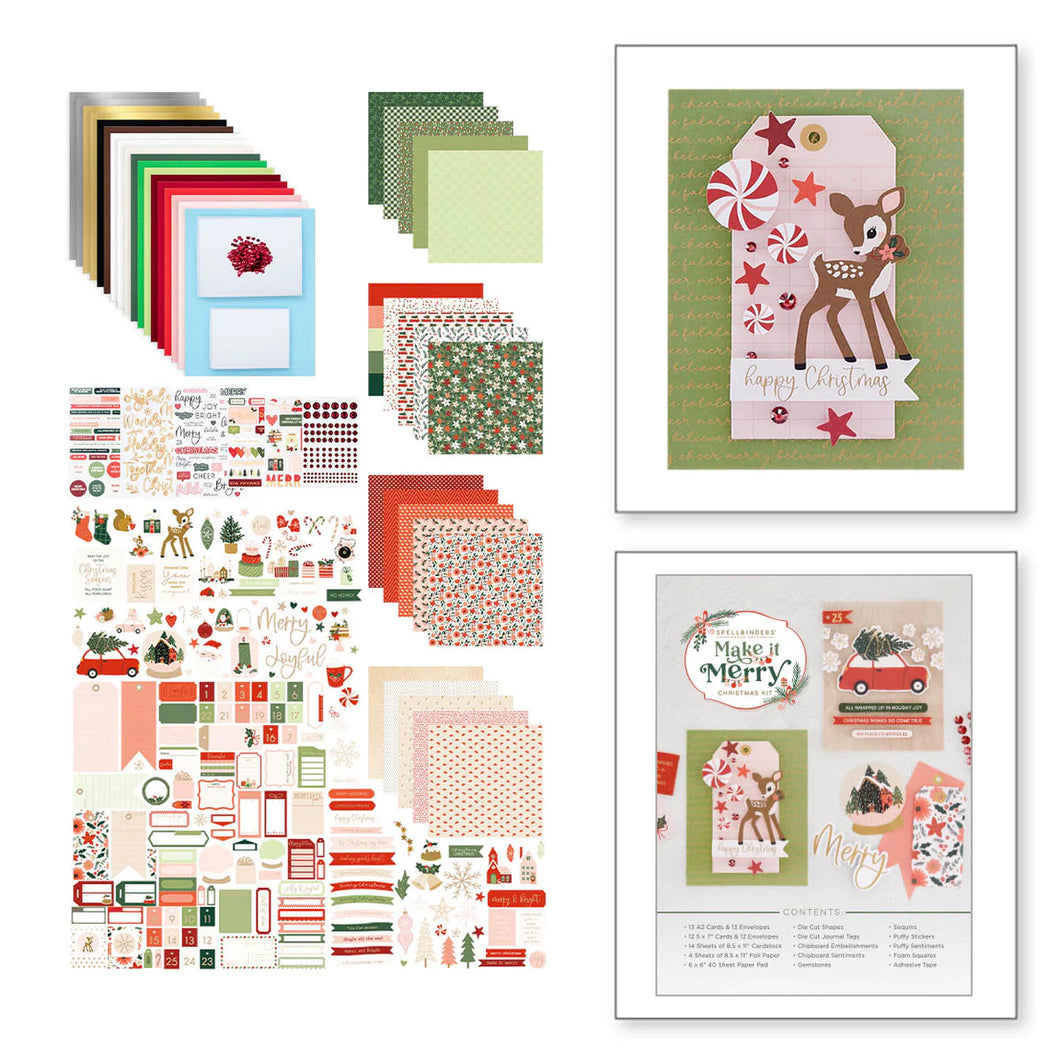 Card Kit: Spellbinders-2023 Make It Merry Christmas Kit