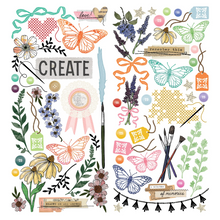 Load image into Gallery viewer, Embellishments: 49 and Market-Artful Moments Laser Cut Outs
