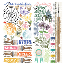 Load image into Gallery viewer, Embellishments: 49 and Market-Artful Moments Laser Cut Outs
