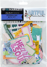Load image into Gallery viewer, Embellishments: 49 and Market Artful Moments Journaling Bits
