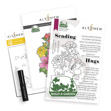Bundle: Altenew-Build-A-Garden: Sweet Lilies & Add-on Die Bundle