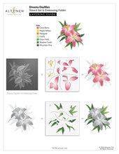 Load image into Gallery viewer, Stencils: Altenew-Dreamy Daylilies Simple Coloring Stencil Set
