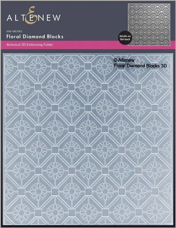 Embossing Folders: Altenew-Floral Diamond Blocks