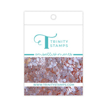 Load image into Gallery viewer, Embellishments: Trinity Stamps-Papaya Sparkle Spots Confetti Embellishments
