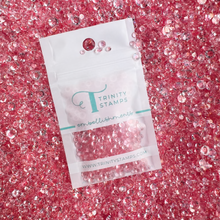 Load image into Gallery viewer, Embellishments: Trinity Stamps-Watermelon Twinkle Stardust Rhinestones
