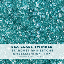 Load image into Gallery viewer, Embellishments: Trinity Stamps-Sea Glass Twinkle Stardust Rhinestones
