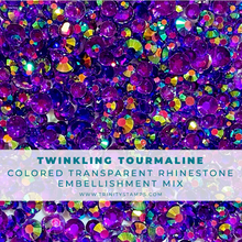 Load image into Gallery viewer, Embellishments: Trinity Stamps-Twinkling Tourmaline Transparent Rhinestones

