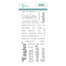 Load image into Gallery viewer, Stamps: Trinity Stamps-Simply Sentimental - Easter 4x8 Stamp Set
