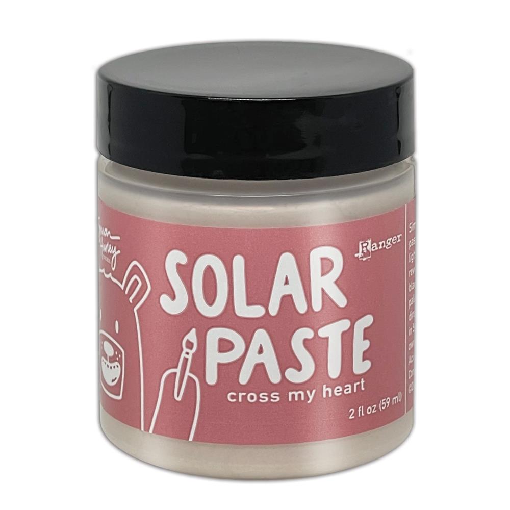 Embellishments: Simon Hurley create. Solar Paste 2oz-Cross My Heart